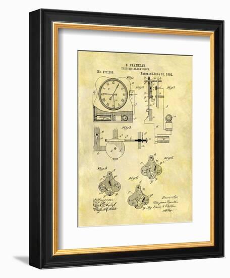 Electric Alarm Clock, 1892-Dan Sproul-Framed Art Print