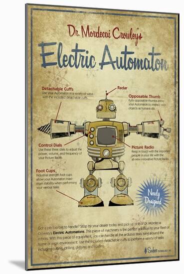 Electric Auto-Michael Murdock-Mounted Giclee Print