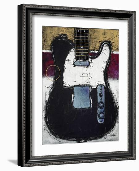 Electric Black-Bruce Langton-Framed Art Print