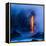 Electric Blue-Miles Morgan-Framed Premier Image Canvas