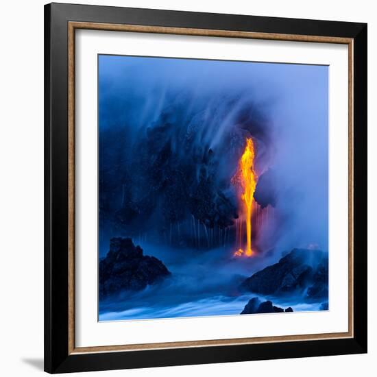 Electric Blue-Miles Morgan-Framed Photographic Print