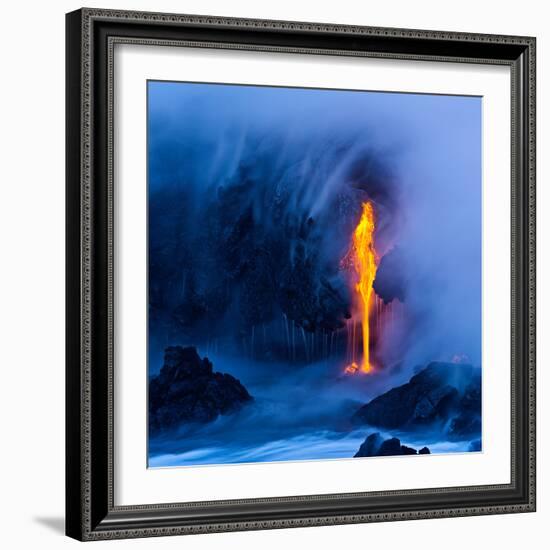 Electric Blue-Miles Morgan-Framed Photographic Print