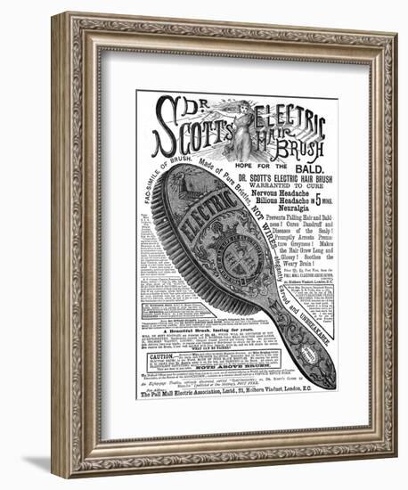 Electric Brush-null-Framed Art Print