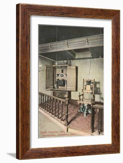 Electric Chair, Columbus, Ohio-null-Framed Art Print