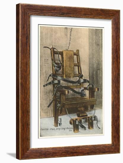 Electric Chair, Sing Sing, New York-null-Framed Art Print