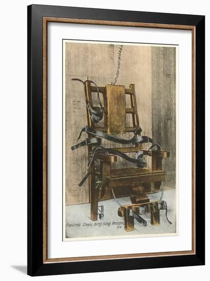 Electric Chair, Sing Sing, New York-null-Framed Art Print