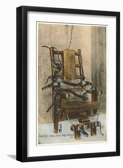 Electric Chair, Sing Sing, New York-null-Framed Art Print