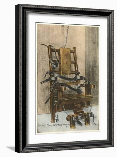 Electric Chair, Sing Sing, New York-null-Framed Art Print