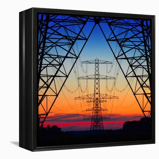 Electric Coloured Sky-Riekus Reinders-Framed Premier Image Canvas