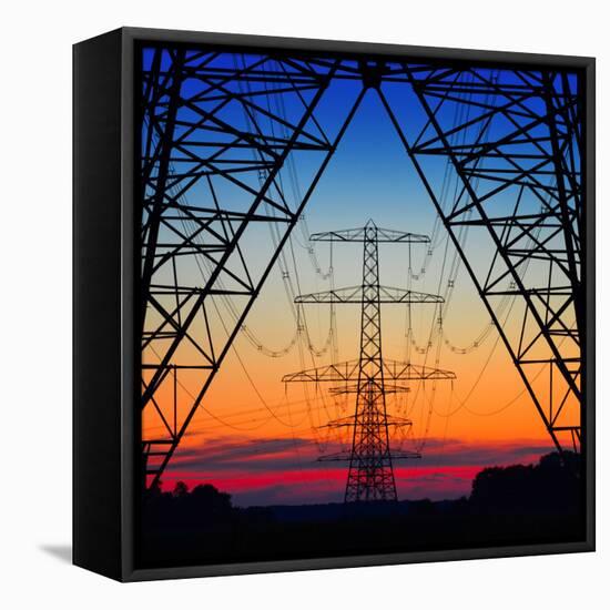 Electric Coloured Sky-Riekus Reinders-Framed Premier Image Canvas