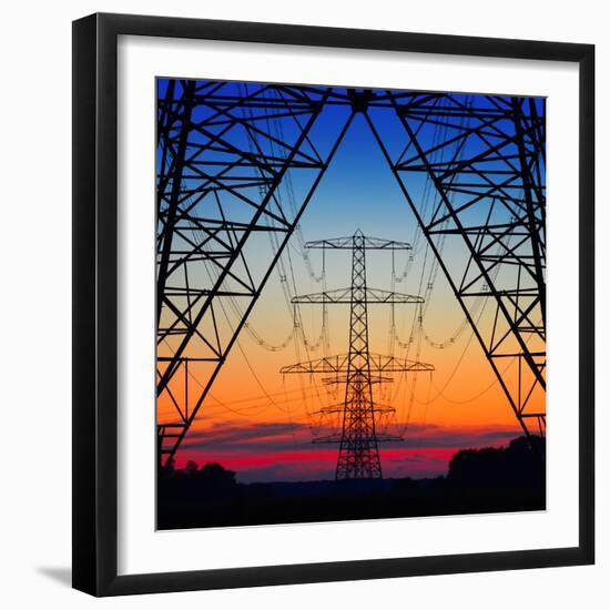 Electric Coloured Sky-Riekus Reinders-Framed Photographic Print