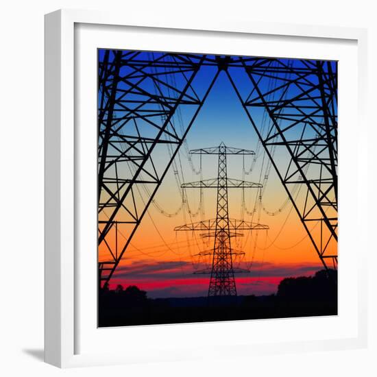 Electric Coloured Sky-Riekus Reinders-Framed Photographic Print