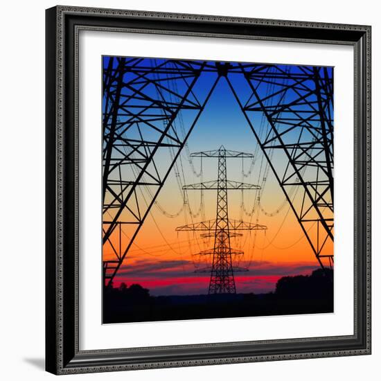 Electric Coloured Sky-Riekus Reinders-Framed Photographic Print