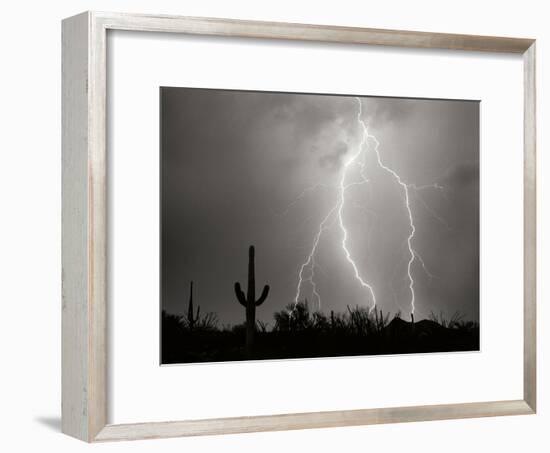 Electric Desert I BW-Douglas Taylor-Framed Photographic Print