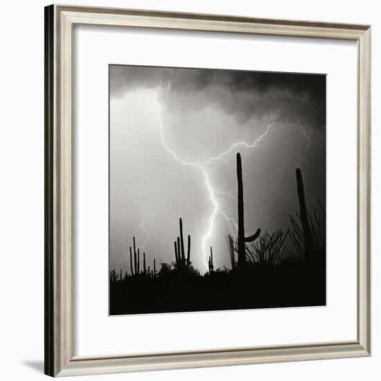 Electric Desert IV BW-Douglas Taylor-Framed Photographic Print