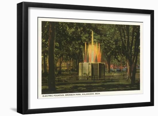 Electric Fountain, Kalamazoo, Michigan-null-Framed Art Print