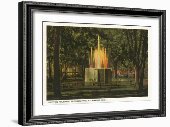 Electric Fountain, Kalamazoo, Michigan-null-Framed Art Print