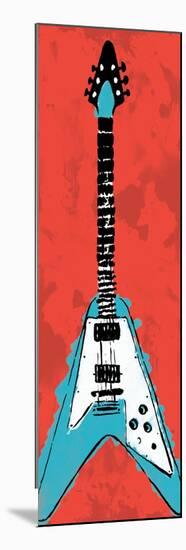 Electric Guitar A3-Enrique Rodriguez Jr.-Mounted Art Print