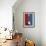 Electric Guitar Red White and Blue Music-null-Framed Premium Giclee Print displayed on a wall