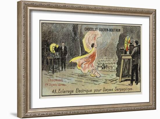 Electric Lighting for the Serpentine Dance-null-Framed Giclee Print