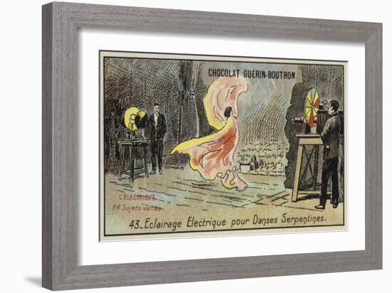 Electric Lighting for the Serpentine Dance-null-Framed Giclee Print