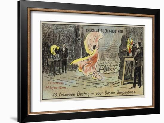 Electric Lighting for the Serpentine Dance-null-Framed Giclee Print