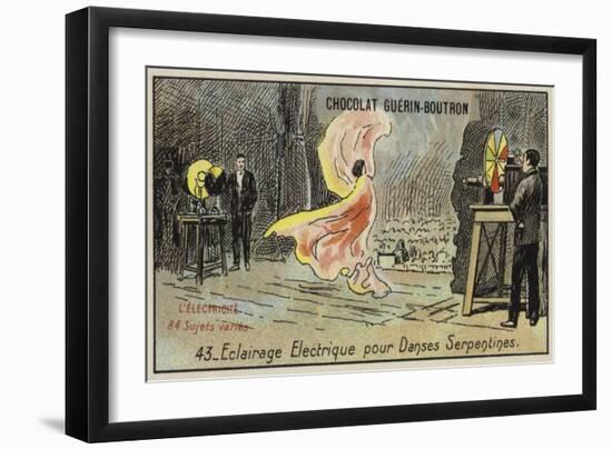 Electric Lighting for the Serpentine Dance-null-Framed Giclee Print