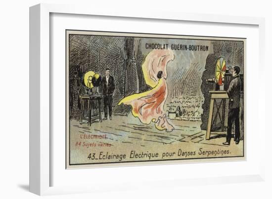 Electric Lighting for the Serpentine Dance-null-Framed Giclee Print