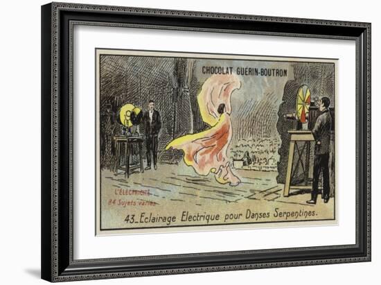 Electric Lighting for the Serpentine Dance-null-Framed Giclee Print