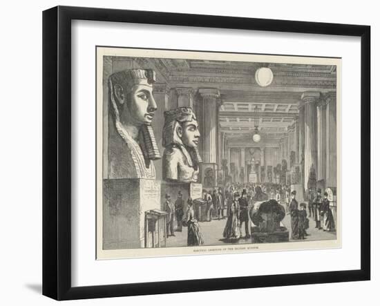 Electric Lighting of the British Museum-Frank Watkins-Framed Giclee Print