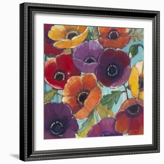 Electric Poppies 2-Norman Wyatt Jr.-Framed Art Print