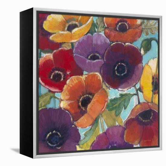 Electric Poppies 2-Norman Wyatt Jr.-Framed Stretched Canvas