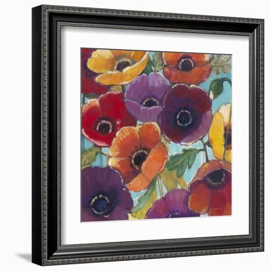 Electric Poppies 2-Norman Wyatt Jr.-Framed Art Print