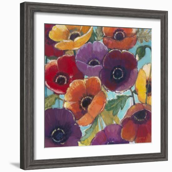 Electric Poppies 2-Norman Wyatt Jr.-Framed Premium Giclee Print