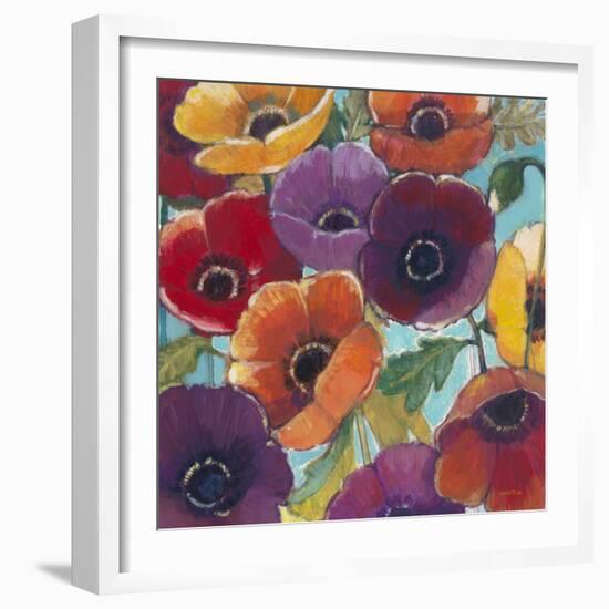 Electric Poppies 2-Norman Wyatt Jr.-Framed Premium Giclee Print