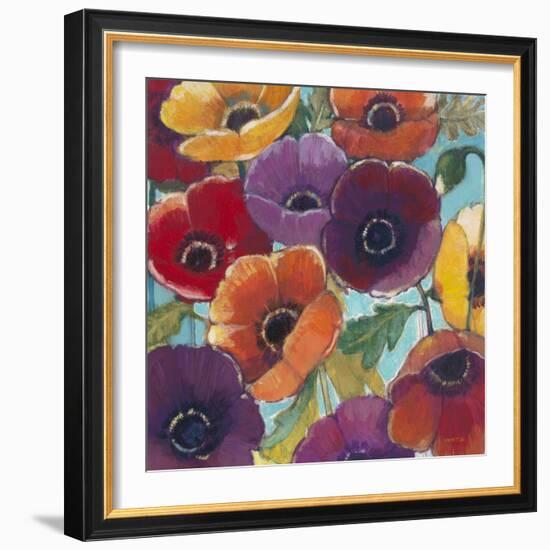 Electric Poppies 2-Norman Wyatt Jr.-Framed Premium Giclee Print