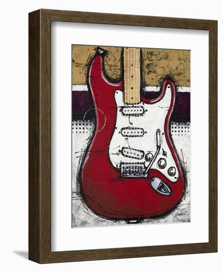 Electric Red-Bruce Langton-Framed Premium Giclee Print