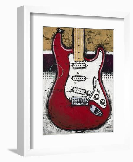 Electric Red-Bruce Langton-Framed Premium Giclee Print