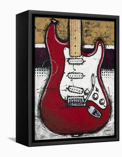 Electric Red-Bruce Langton-Framed Stretched Canvas