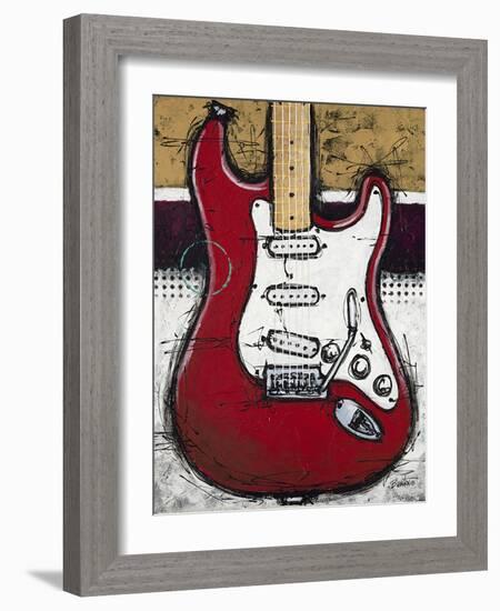 Electric Red-Bruce Langton-Framed Art Print