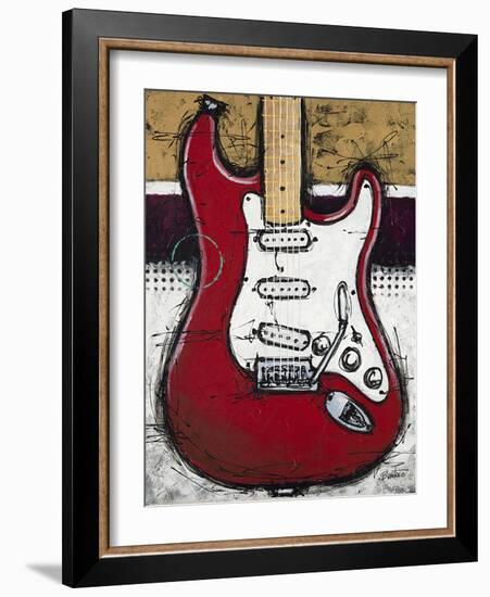 Electric Red-Bruce Langton-Framed Art Print