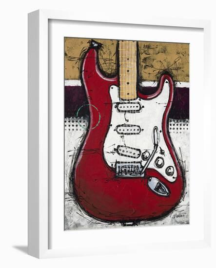 Electric Red-Bruce Langton-Framed Art Print