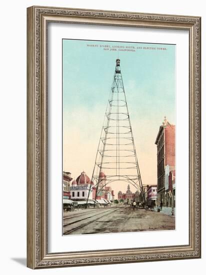 Electric Tower, San Jose, California-null-Framed Premium Giclee Print