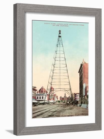 Electric Tower, San Jose, California-null-Framed Premium Giclee Print