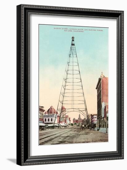 Electric Tower, San Jose, California-null-Framed Premium Giclee Print