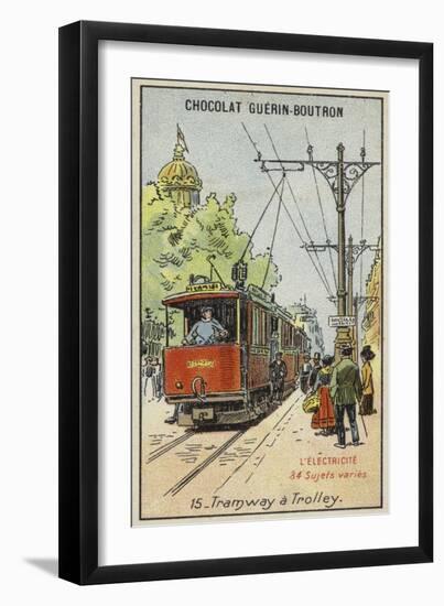 Electric Tram-null-Framed Giclee Print