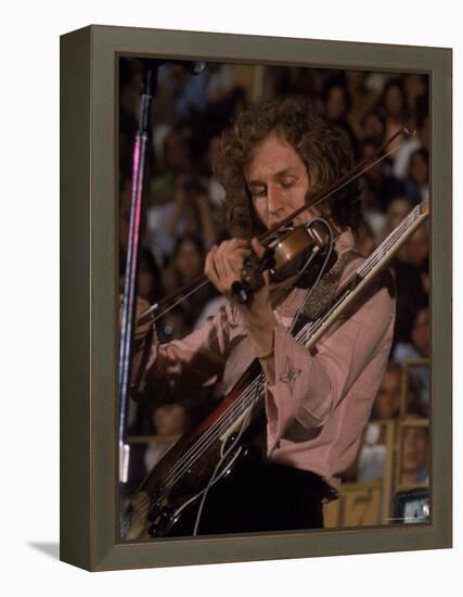 Electric Violinist Rick Grech from the Group "Blind Faith."-John Olson-Framed Premier Image Canvas