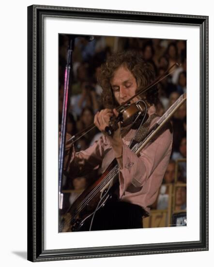 Electric Violinist Rick Grech from the Group "Blind Faith."-John Olson-Framed Premium Photographic Print