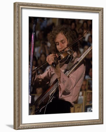 Electric Violinist Rick Grech from the Group "Blind Faith."-John Olson-Framed Premium Photographic Print