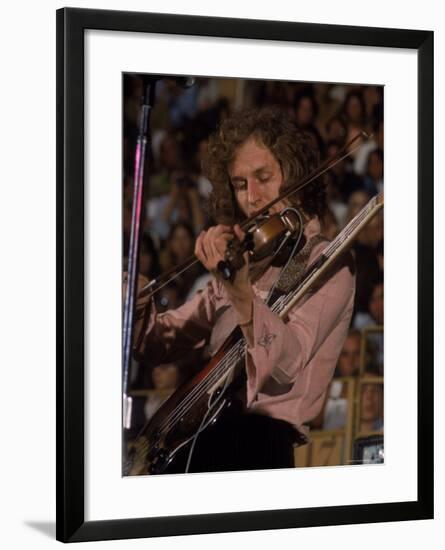 Electric Violinist Rick Grech from the Group "Blind Faith."-John Olson-Framed Premium Photographic Print